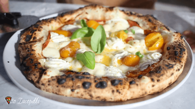 Salami  Calabrese, Yellow Tomatoes, Ricotta