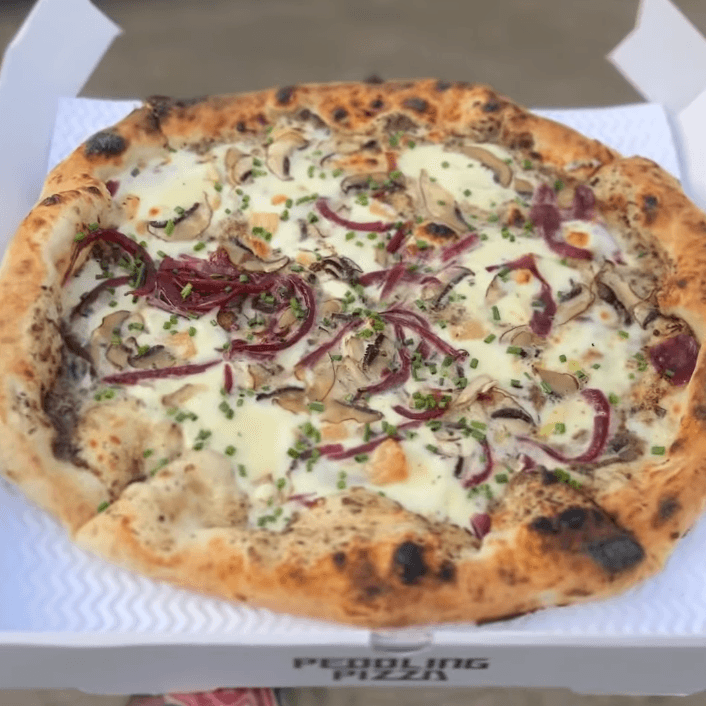 Truffle Mushroom Cream, Mushrooms, Onions