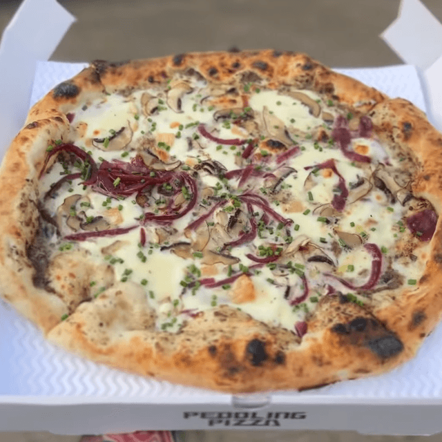 Truffle Mushroom Cream, Mushrooms, Onions